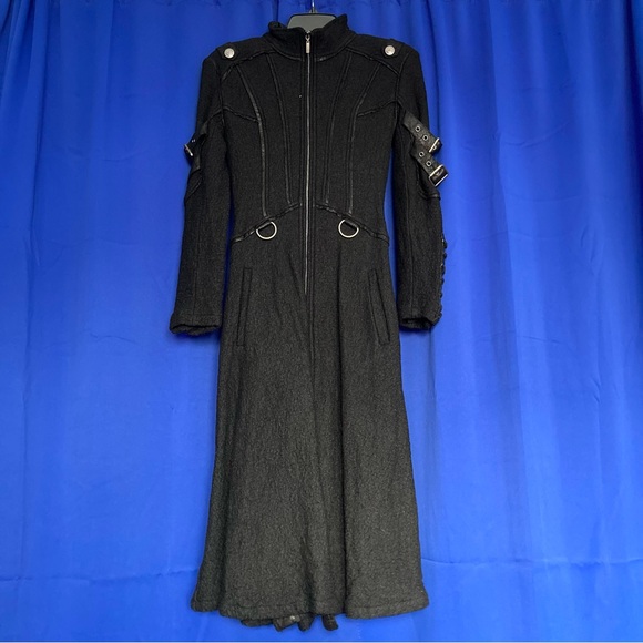 Punk Rave Wool Coat 🖤 - Picture 1 of 14